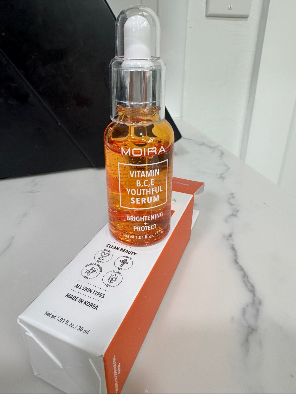 Moira Vitamin B,C,E Youthful Brightening Serum - Orange